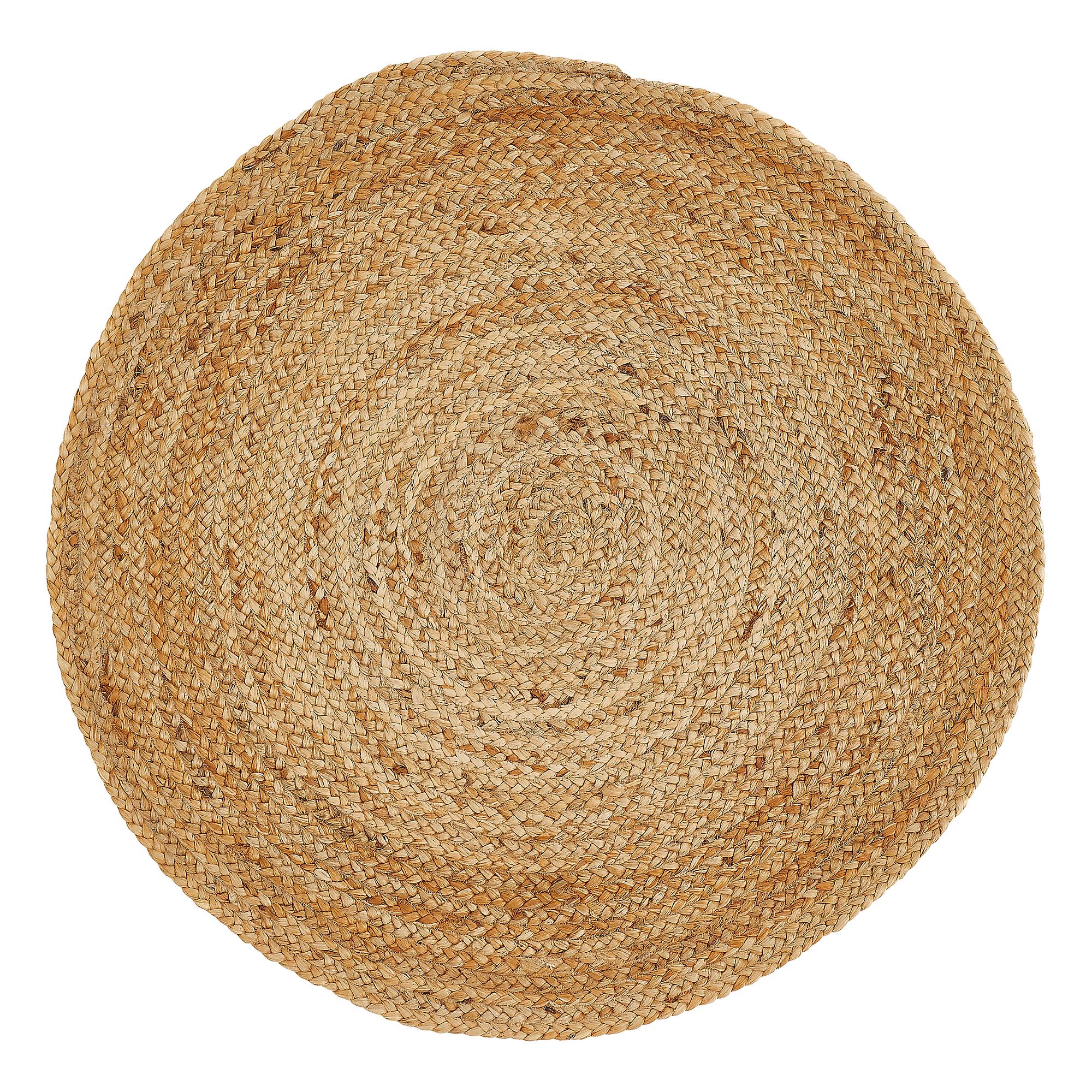 Teppich Mamda I Jute Natur Durchmesser: 60 cm 0