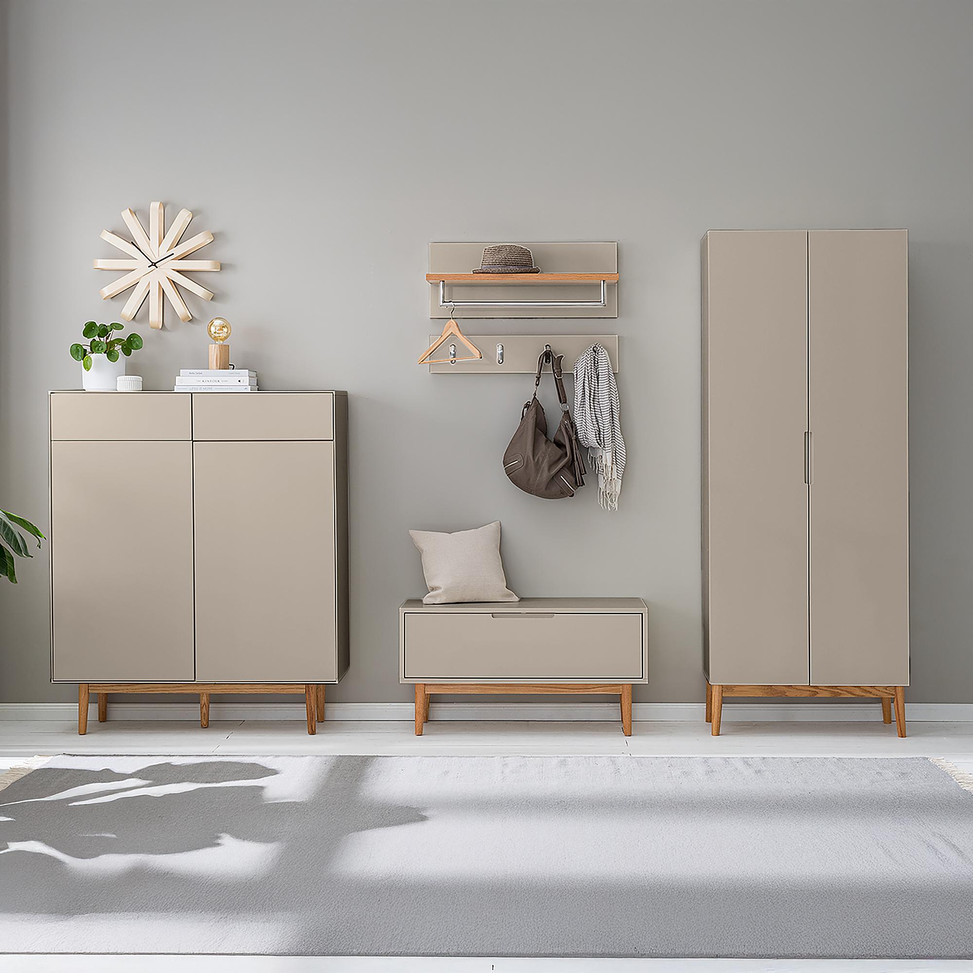 Garderobenbank LINDHOLM Taupe 4