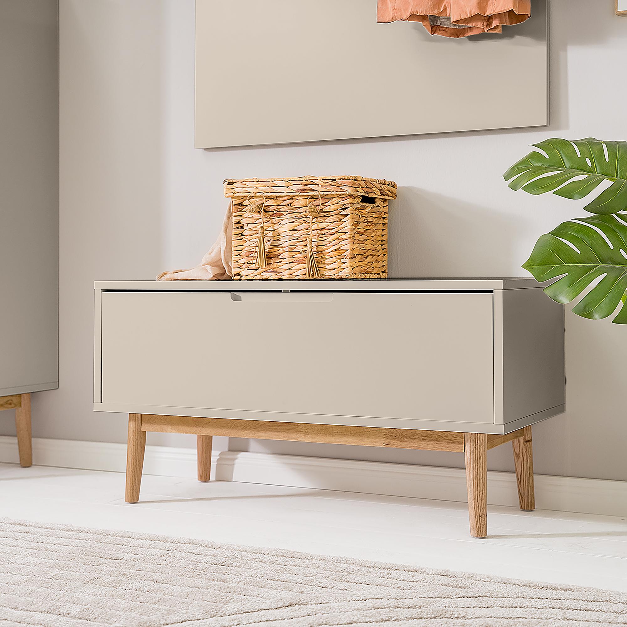 Garderobenbank LINDHOLM Taupe 2