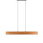 LED pendant light Edgewood rubberwood semi-solid / iron 4