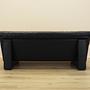 Black leather sofa 1960s 7
