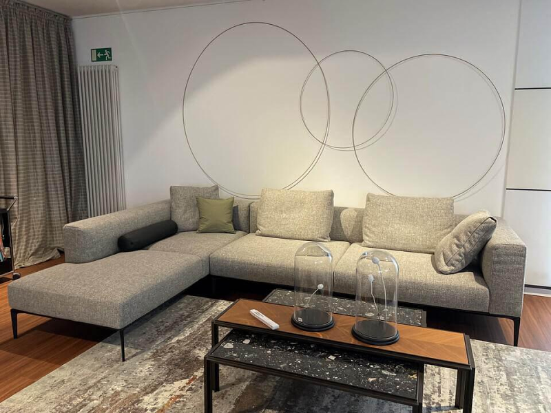 Walter Knoll Ecksofa Jaan Living Stoff Platinum Grau 6