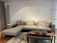 Walter Knoll Ecksofa Jaan Living Stoff Platinum Grau 7