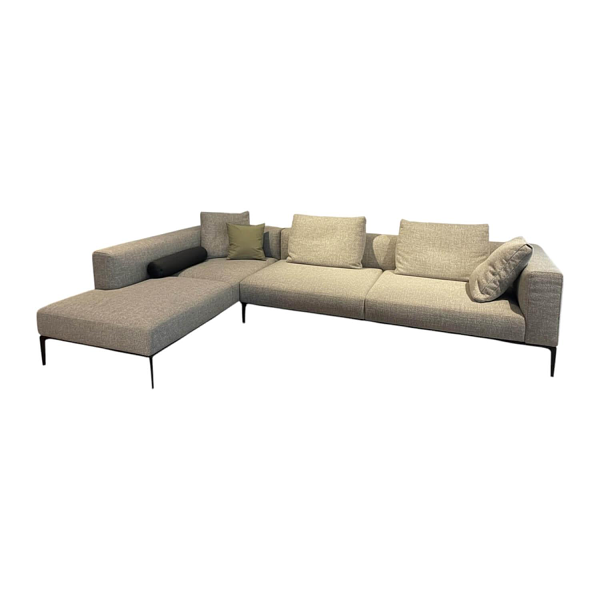 Walter Knoll Ecksofa Jaan Living Stoff Platinum Grau 4