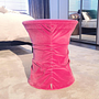 Hocker Bellows Samtstoff Harald 2 612 Rose Rosa 6