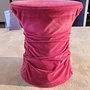 Hocker Bellows Samtstoff Harald 2 612 Rose Rosa 4