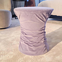 Hocker Bellows Velourstoff Harald 2 652 Blau Grau Violett 7