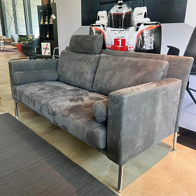 Walter Knoll Sofa Jason 390 25 FLFR Leder Mohnsamen Grau 13