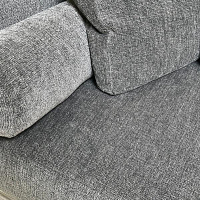 Recamiere Jaan Living Stoff Grau Gestell Aluminium 6