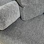 Recamiere Jaan Living Stoff Grau Gestell Aluminium 1