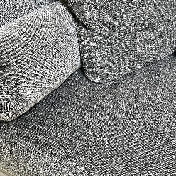 Recamiere Jaan Living Stoff Grau Gestell Aluminium 1
