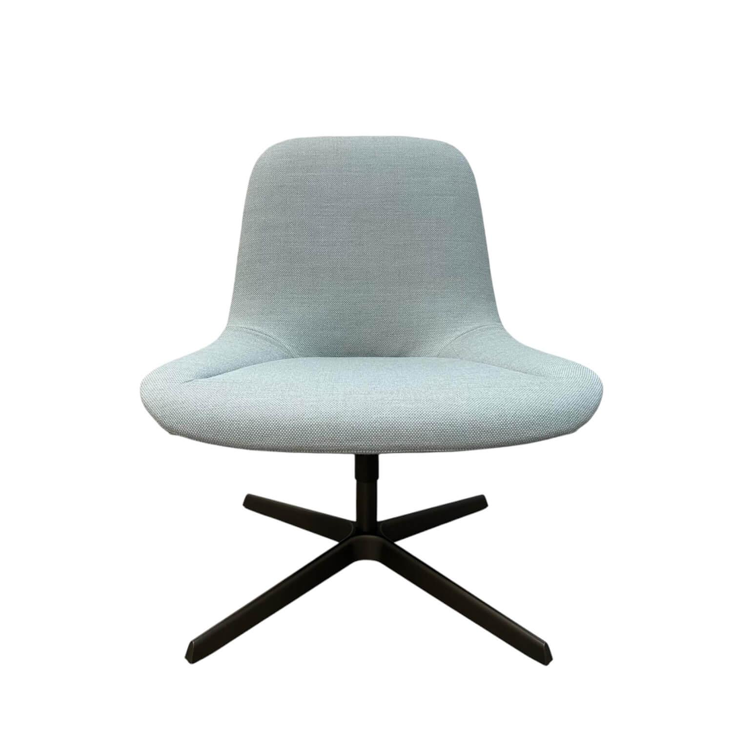 Walter Knoll Sheru 346 Chair Stoff Blue Grey Metal Black 0