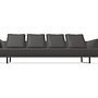 Walter Knoll Sofa Prime Time 490-30 Stoff Bogar Schwarz 4