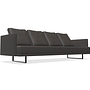Walter Knoll Sofa Prime Time 490-30 Stoff Bogar Schwarz 5