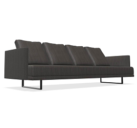 Walter Knoll Sofa Prime Time 490-30 Stoff Bogar Schwarz 5