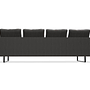 Walter Knoll Sofa Prime Time 490-30 Stoff Bogar Schwarz 6