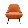 Walter Knoll Sessel 375 10 Stoff Lucia 7687 Orange Eiche 7