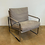 Walter Knoll Sessel Fabricius 710-10 Leder Velvet Chia Grau 10