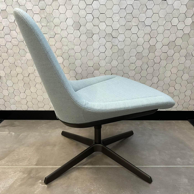 Walter Knoll Sheru 346 Chair Stoff Blue Grey Metal Black 9