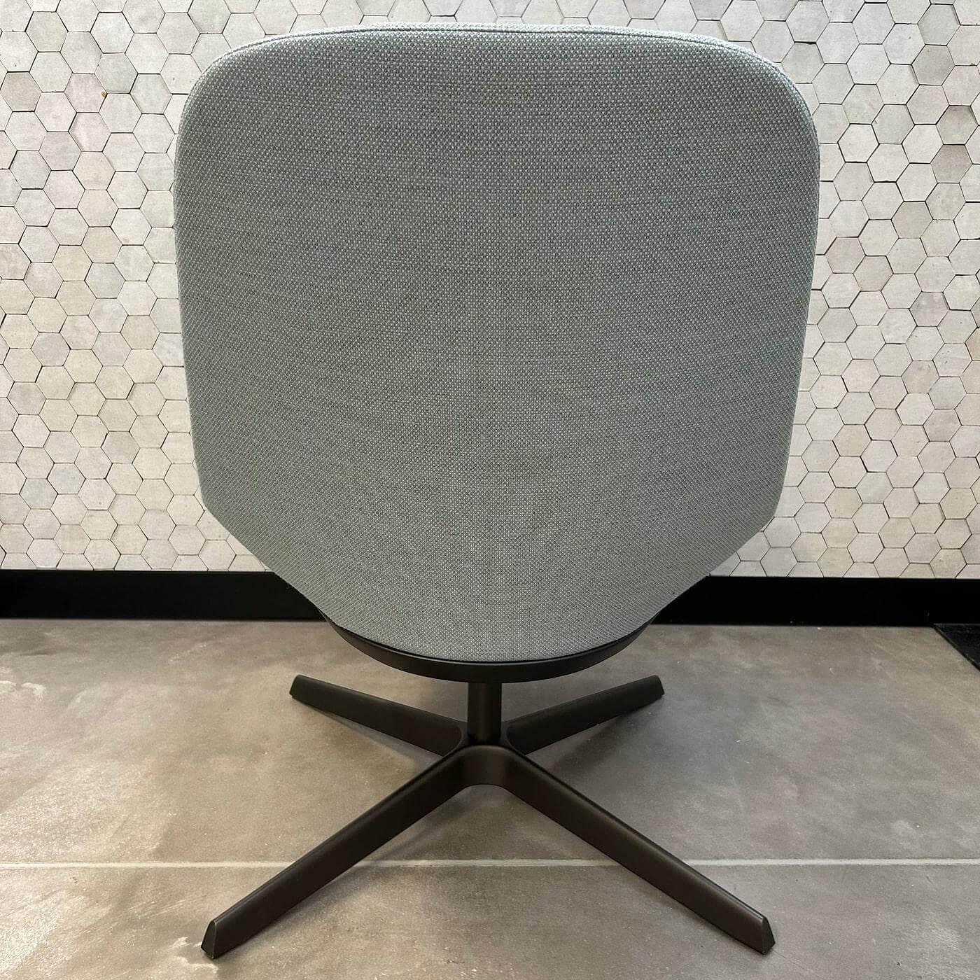 Walter Knoll Sheru 346 Chair Stoff Blue Grey Metal Black 6