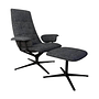 Walter Knoll Armchair Healey Soft 184-10+184-H1 Dark Grey 0