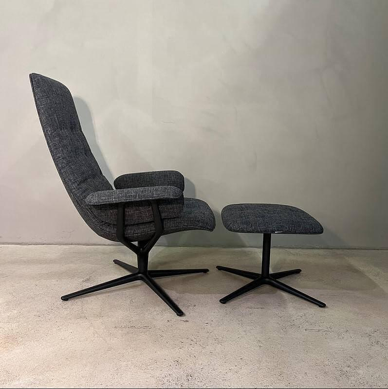 Walter Knoll Sessel Healey Soft 184-10+184-H1 Dunkelgrau 5