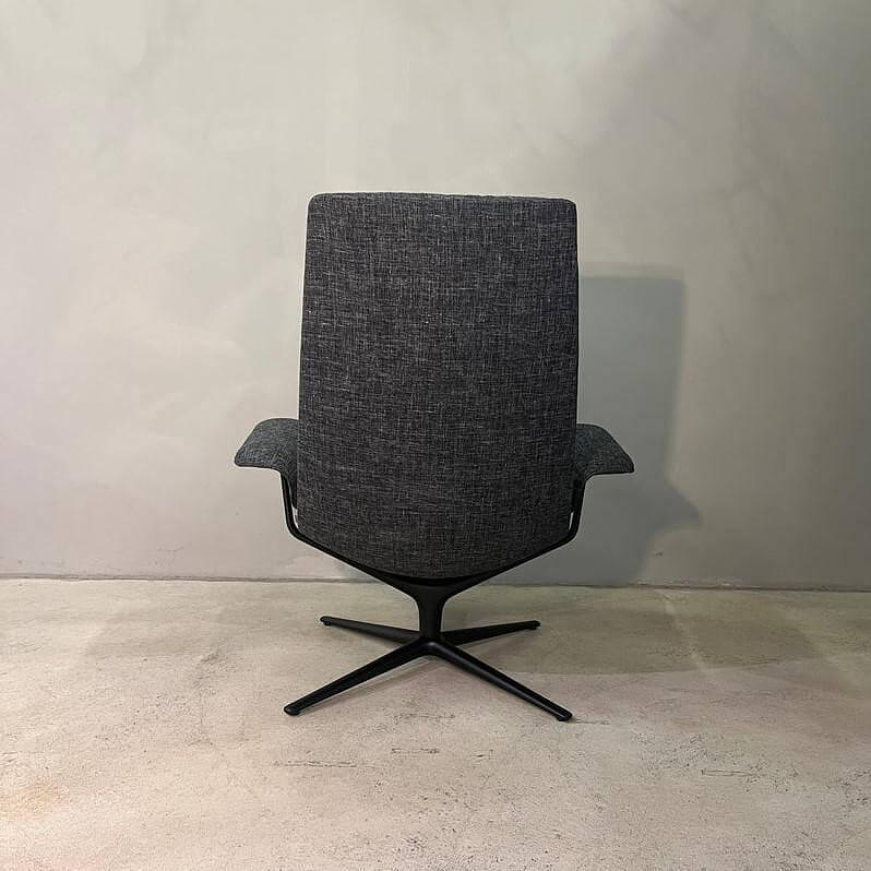 Walter Knoll Armchair Healey Soft 184-10+184-H1 Dark Grey 9