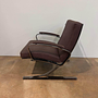 Walter Knoll Berlin Sessel Leder Kastanie Mit Chromgestell 10
