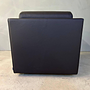 Walter Knoll Sessel T Ray Leder Braun Teak Gestell 11