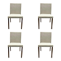 Walter Knoll Jason Lite 1900 Stühle Creme Beige Nussbaum 0