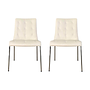 Walter Knoll Stuhl Liz 1311 Leder Ascot White Weiß 0