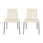 Walter Knoll Stuhl Liz 1311 Leder Ascot White Weiß 8