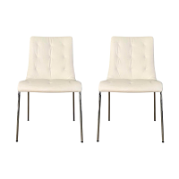 Walter Knoll Stuhl Liz 1311 Leder Ascot White Weiß 8