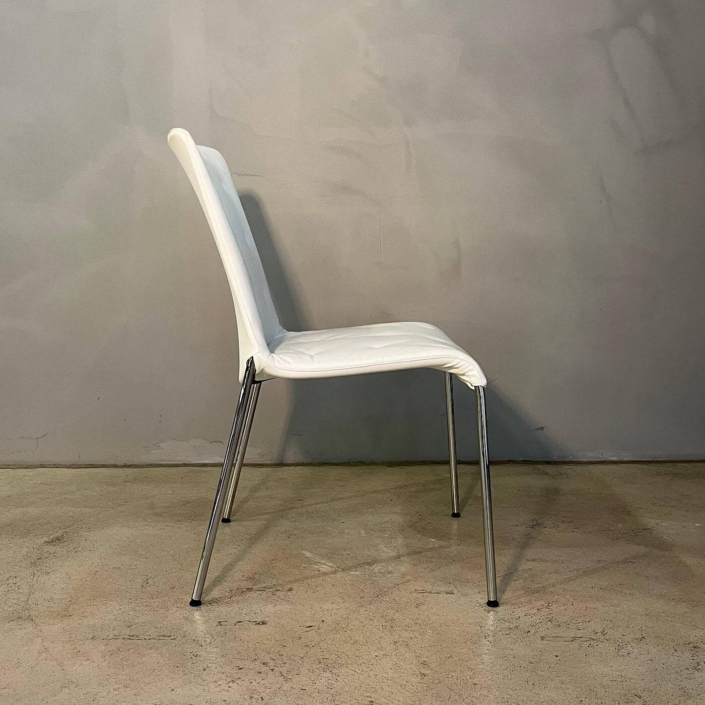 Walter Knoll Stuhl Liz 1311 Leder Ascot White Weiß 5