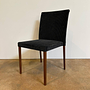 Walter Knoll Jason Lite 1900 Stuhl Stoff Dunkelblau Nussbaum 9