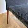 Walter Knoll Jason Lite 1900 Stuhl Stoff Dunkelblau Nussbaum 11
