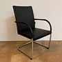 Walter Knoll Freischwinger George 1572 Black Leather Round 11