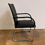 Walter Knoll Freischwinger George 1572 Black Leather Round 2