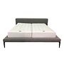 Walter Knoll Polsterbett Jaan 785-180 Stoff Nuvola Tin Grau 0