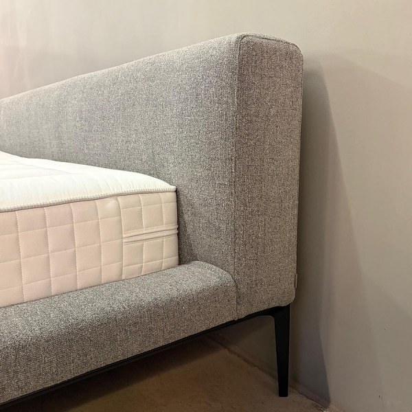 Walter Knoll Polsterbett Jaan 785-180 Stoff Nuvola Tin Grau 5