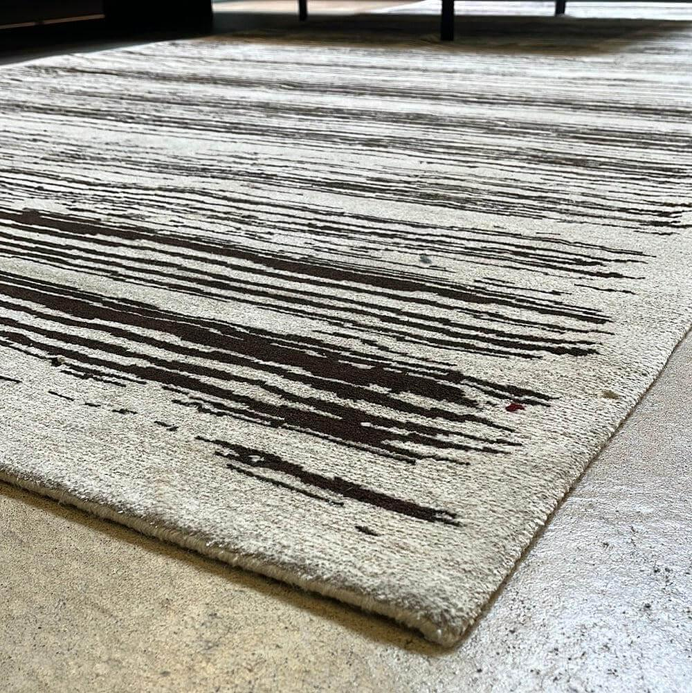 Walter Knoll Kuruka Teppich Wolle Schwarz Weiß Braun 2