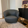 Walter Knoll Armchair Ishino 195-10 Leather Basalt Gray 4