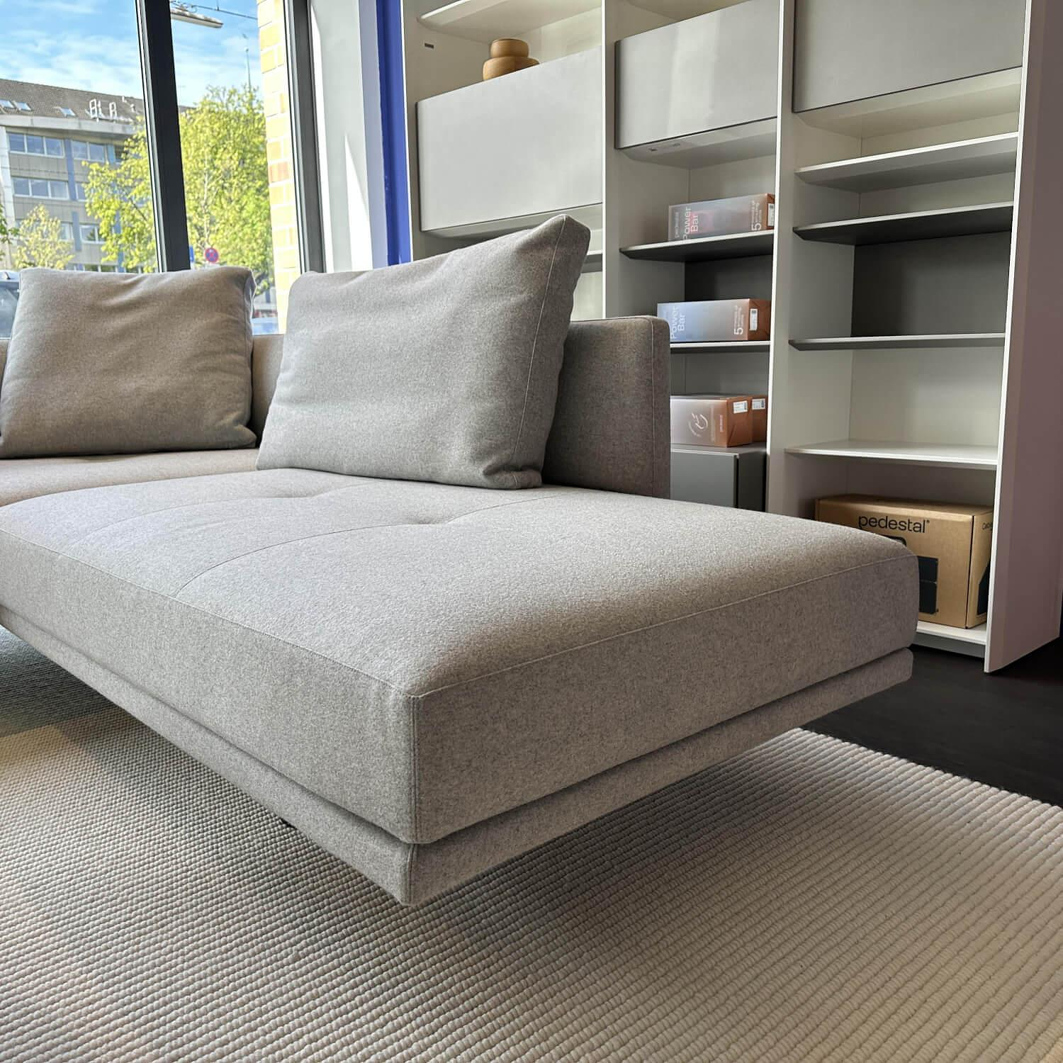 Walter Knoll Prime Time Ecksofa Stoff Hellgrau 2