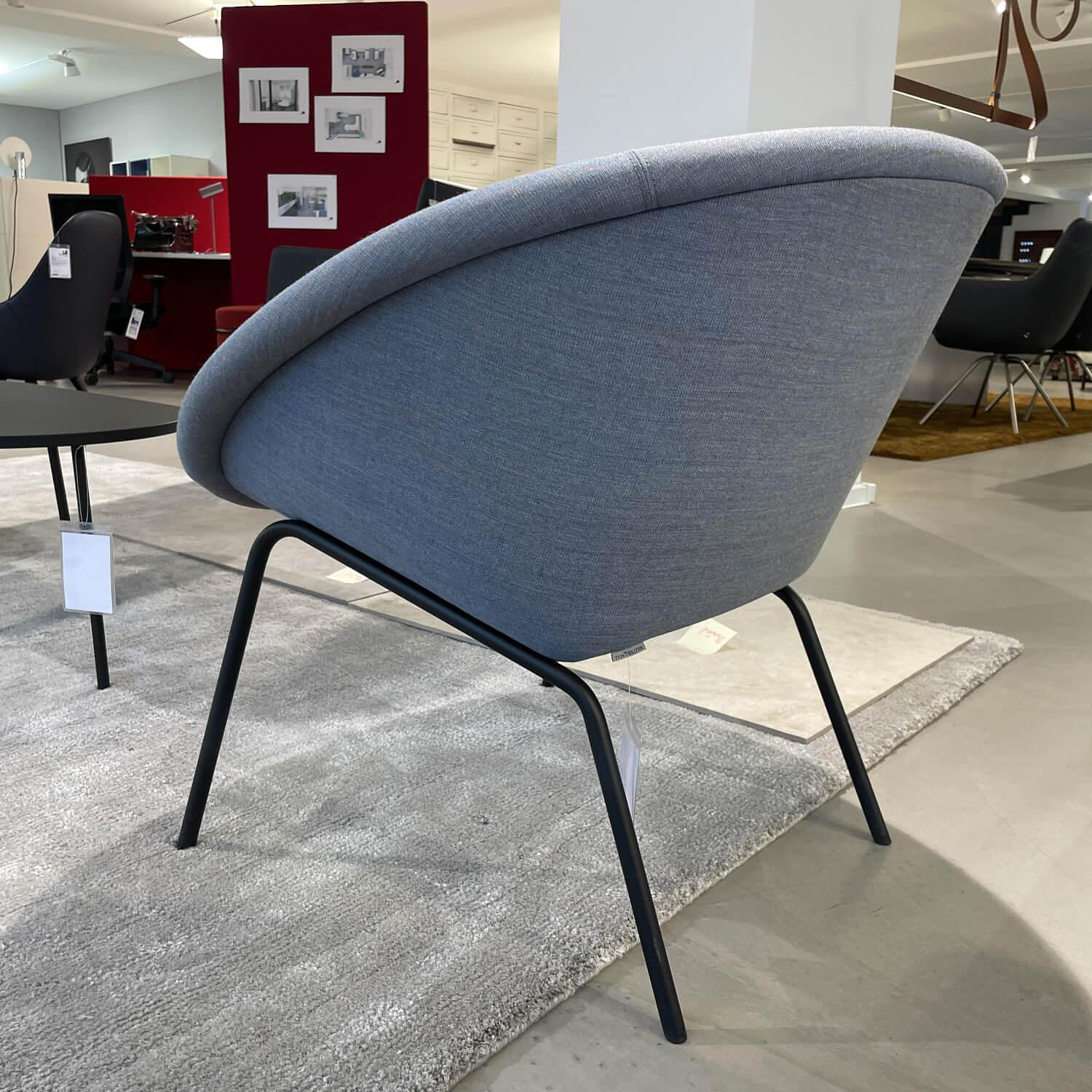 Walter Knoll Sessel 369-10 Stoff Grau 4