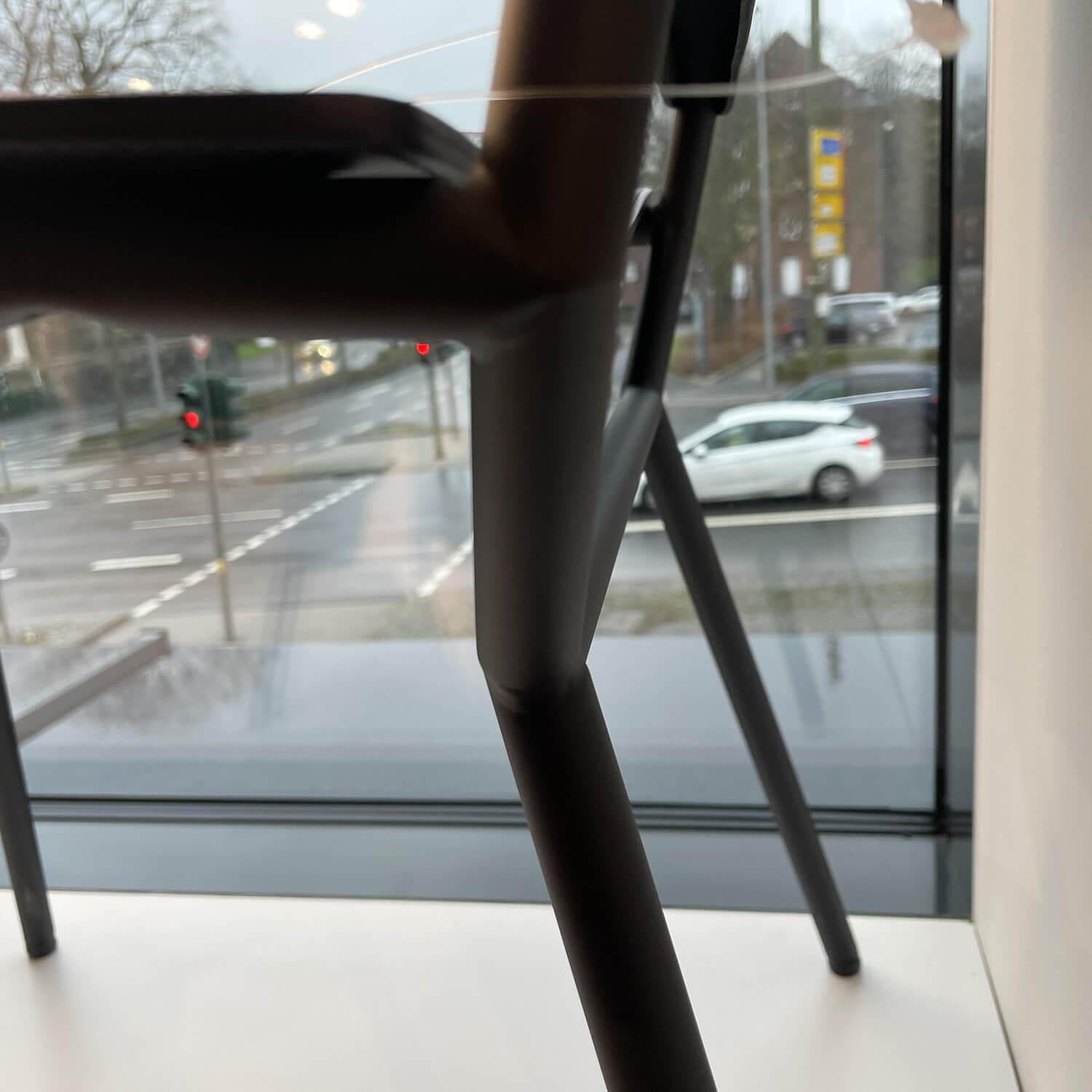 Walter Knoll Stuhl Aisuu 1220 Bezug Sattel Schwarz Metall 3