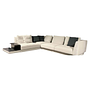 Walter Knoll Grand Suite Fabric Cream Tray Leather 0