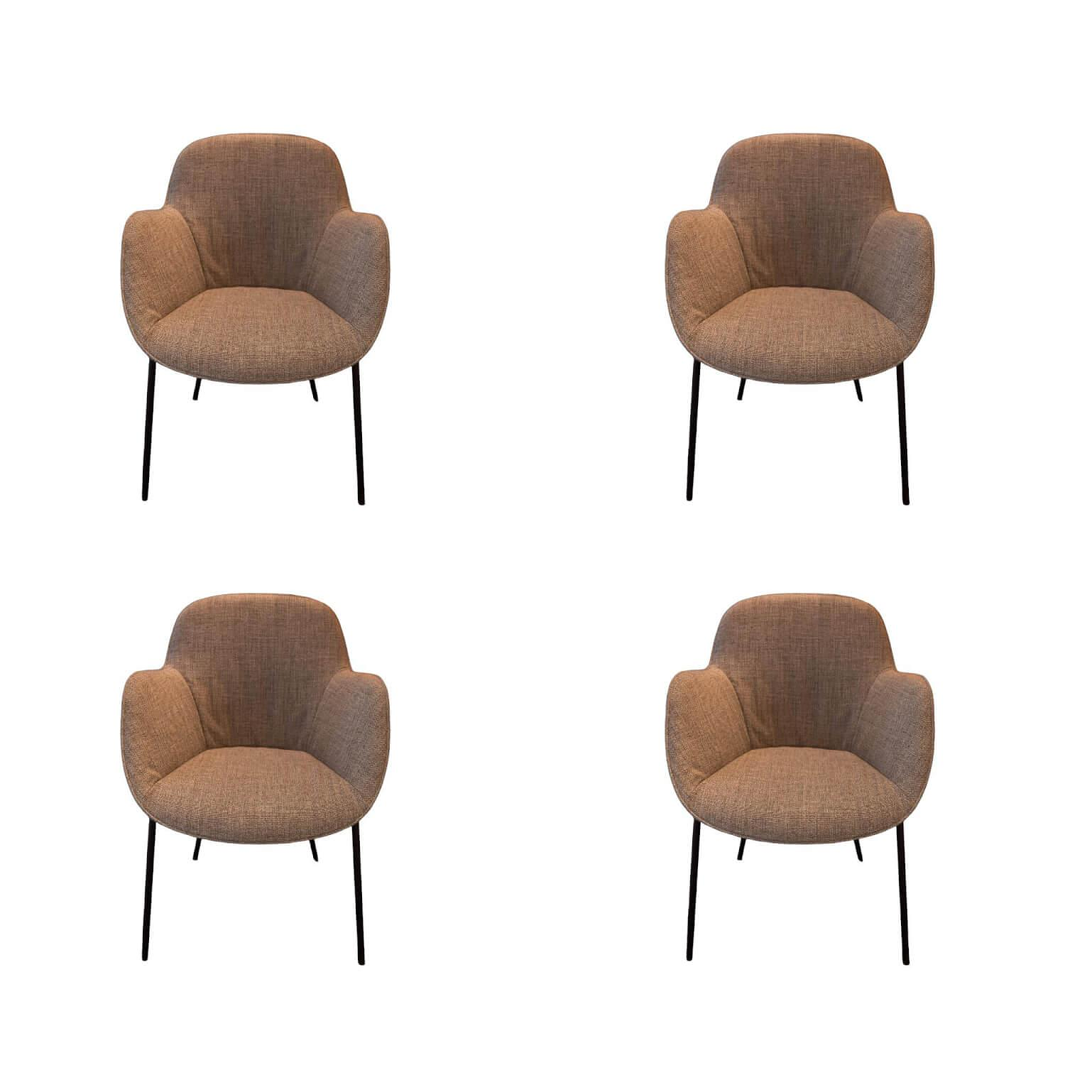 Walter Knoll Sheru Armchair Fabric Pebble Gray 0