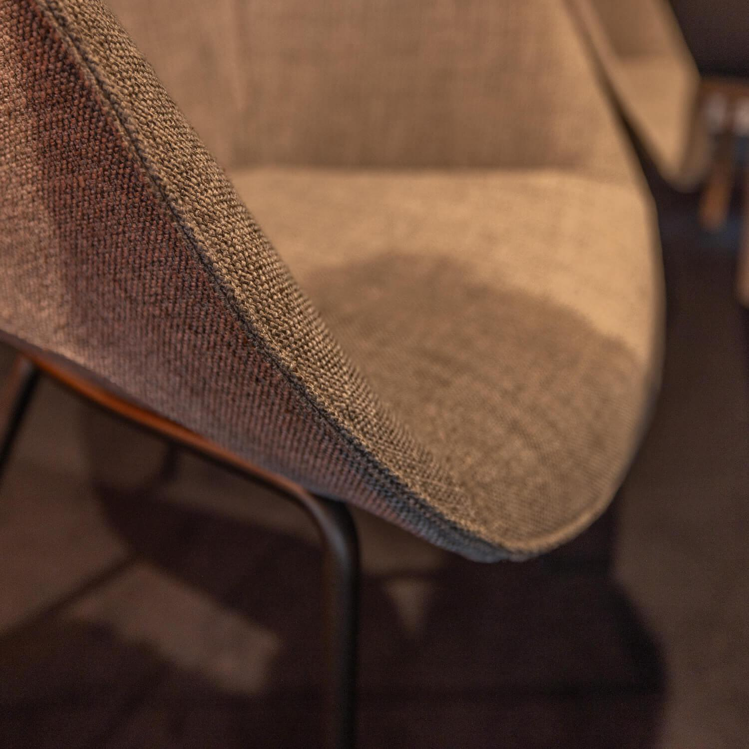 Walter Knoll Sheru Armlehnstuhl Stoff Kieselgrau 3
