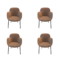 Walter Knoll Sheru Armlehnstuhl Stoff Kieselgrau 14