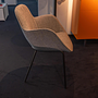Walter Knoll Sheru Armchair Fabric Pebble Gray 10